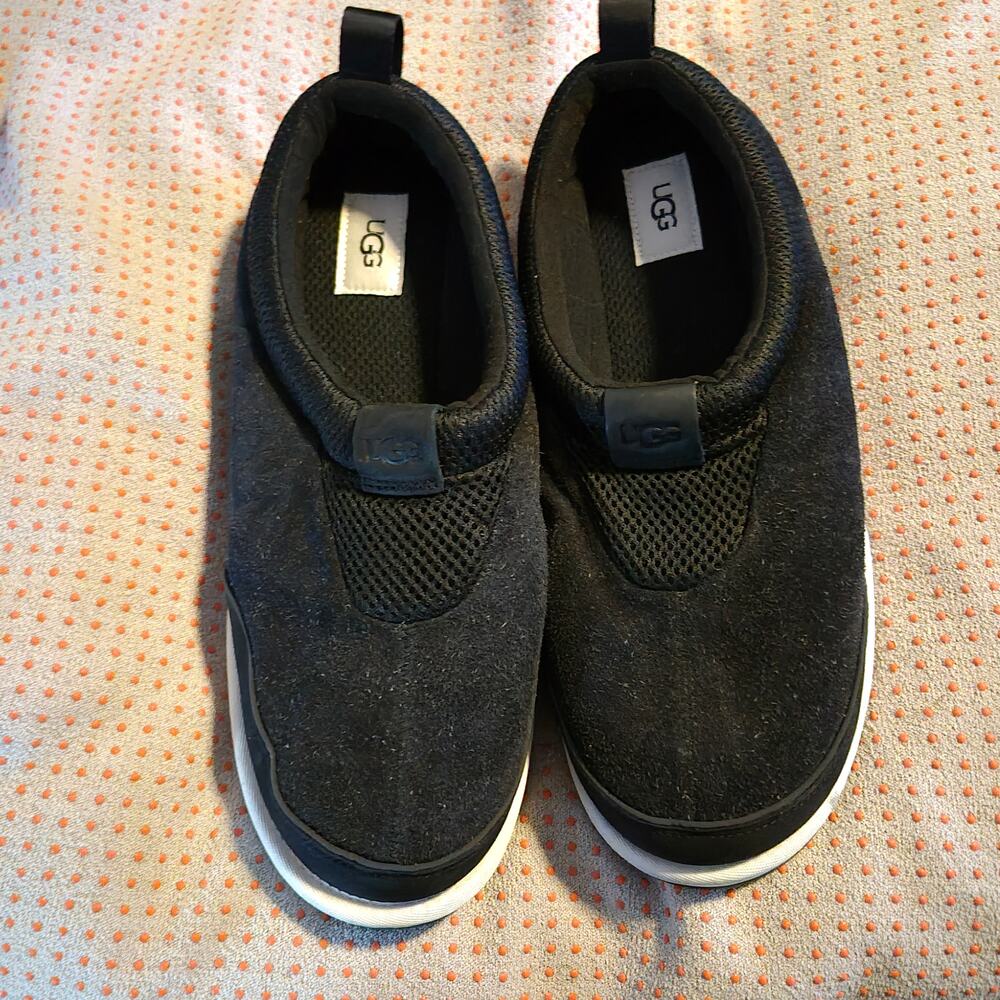 UGG Tasman IOE Inside Outside Everywhere slip-on black suede clog boot Men sz 12